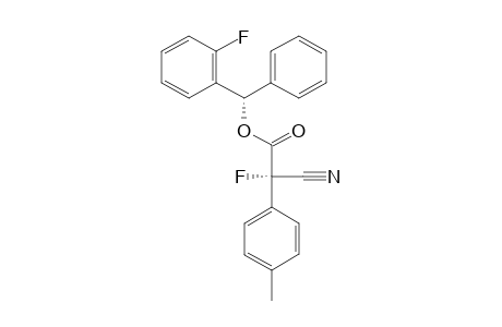 (S)-(2-FLUOROPHENYL)-PHENYLMETHYL-(S)-2-CYANO-2-FLUORO-2-(4-METHYLPHENYL)-ACETATE