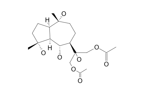 12,13-DIACETOXYGUAIA-4-ALPHA,6-ALPHA,10-ALPHA,11-TETRAOL