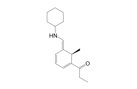 1-[5-((Cycloexylamino)methylene)-6-methyl-1,3-cyclohexadienyl]-1-propnone