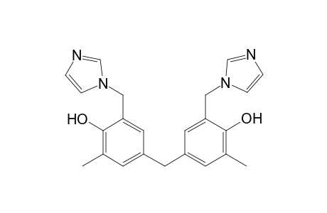 bis{3'-[Imidazol-1"-yl)methyl]-4'-hydroxy-5'-methylphenyl}methylene