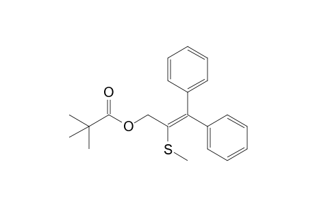 1,1-Diphenyl-2-methylthio-3-(trimethylacetoxy)prop-1-ene