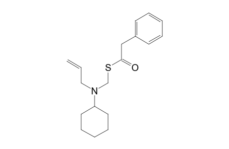 2-phenylethanethioic acid S-[(allyl-cyclohexyl-amino)methyl] ester