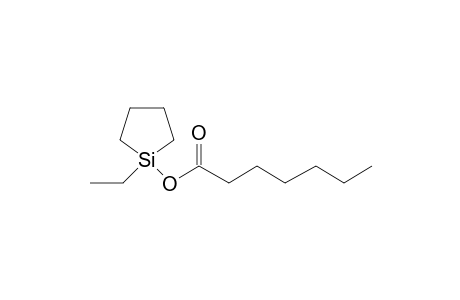 1-Ethyl-1-silolanyl heptanoate