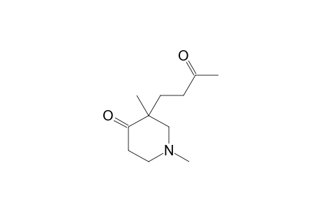 1,3-DIMETHYL-3-(2-OXO-BUTANYL-4)-PIPERIDIN-4-ONE