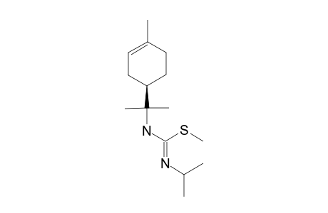 N-[1-(4R)-(4-ISOPROPYL-1-METHYL-CYCLOHEXENYL)]-N'-[2-(ISOPROPYL)]-S-METHYLTHIOUREA