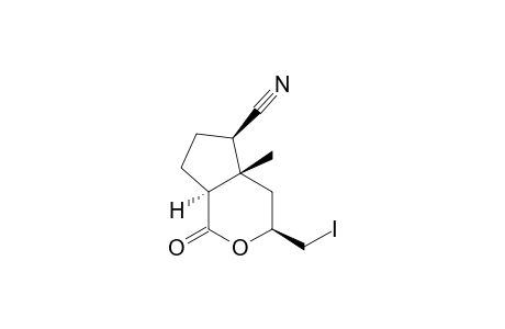 (3S,4aS,5R,7aS)-3-(iodomethyl)-4a-methyl-1-oxooctahydrocyclopenta[c]pyran-5-carbonitrile