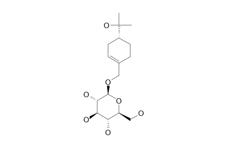 4R-PARA-MENTH-1-ENE-7,8-DIOL-7-O-BETA-D-GLUCOPYRANOSIDE