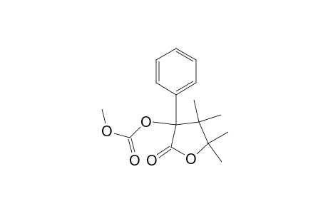 Carbonic acid, methyl tetrahydro-4,4,5,5-tetramethyl-2-oxo-3-phenyl-3-furanyl ester, (.+-.)-