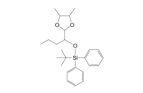 2-[1'-(t-Butyldiphenylsilyloxy)butyl]-4,5-dimethyl-[1,3]dioxolane
