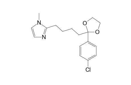 2-(4-CHLOROPHENYL)-2[4(1-METHYL-2-IMIDAZOLYL)-BUTYL]-1,3-DIOXOLANE