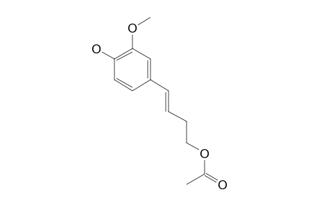 (E)-4-(4-HYDROXY-3-METHOXYPHENYL)-BUT-3-EN-1-YL-ACETATE
