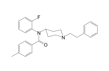 N-(2-Fluorophenyl)-N-(1-(2-phenylethyl)piperidin-4-yl)-4-methylbenzamide
