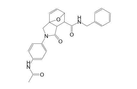 (3aS,6R)-2-(4-acetamidophenyl)-N-benzyl-1-oxo-1,2,3,6,7,7a-hexahydro-3a,6-epoxyisoindole-7-carboxamide