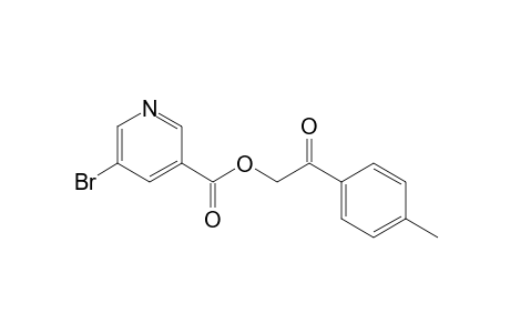 3-Pyridinecarboxylic acid, 5-bromo-, 2-(4-methylphenyl)-2-oxoethyl ester