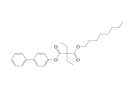 Diethylmalonic acid, 4-biphenyl octyl ester