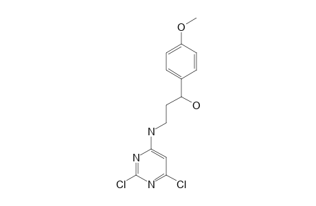 2,4-DICHLORO-6-[3'-HYDROXY-3'-(4''-METHOXYPHENYL)-PROPYLAMINO]-PYRIMIDINE