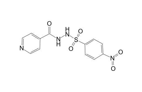 N'-(4-nitrophenyl)sulfonyl-4-pyridinecarbohydrazide