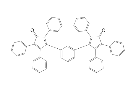 1,3-Bis(3-oxo-2,4,5-triphenylcyclopenta-1,4-dienyl)benzene