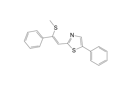 (Z)-2-[2-(methylthio)-2-phenylethenyl]-5-phenylthiazole