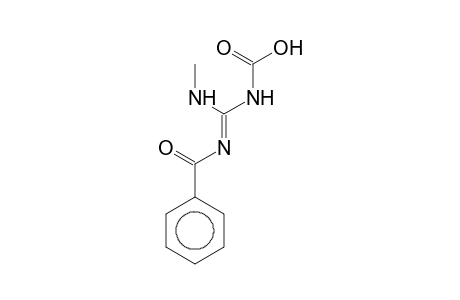 Carboxamidine, N-benzoyl-N'-carboxyl-2-methylamino-
