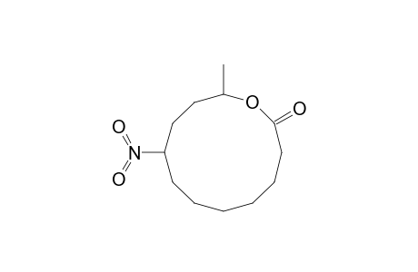 12-Methyl-9-nitro-1-oxacyclododecan-2-one