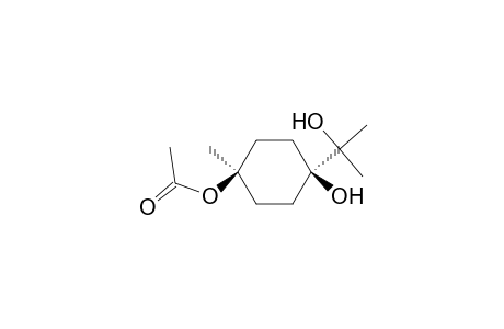 1,4-Cyclohexanediol, 1-(1-hydroxy-1-methylethyl)-4-methyl-, 4-acetate, cis-