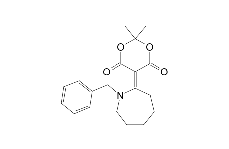 5-(1-benzyl-2-hexahydroazepinylidene)-2,2-dimethyl-1,3-dioxane-4,6-dione