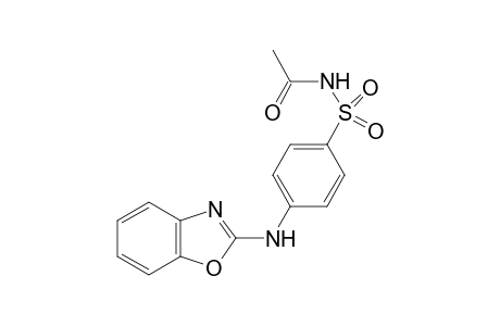 N-(4-(benzo[d]oxazol-2-ylamino)phenylsulfonyl)acetamide