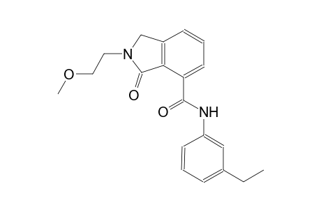 1H-isoindole-4-carboxamide, N-(3-ethylphenyl)-2,3-dihydro-2-(2-methoxyethyl)-3-oxo-