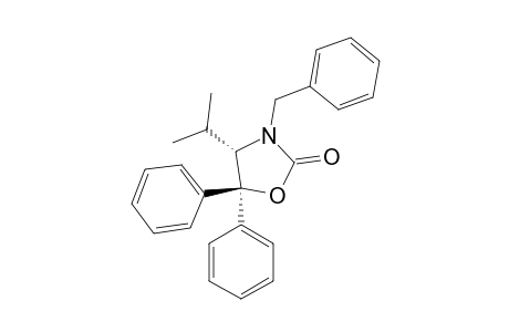 (4R)-N-BENZYL-5,5-DIPHENYL-4-ISOPROPYLOXAZOLIDIN-2-ONE
