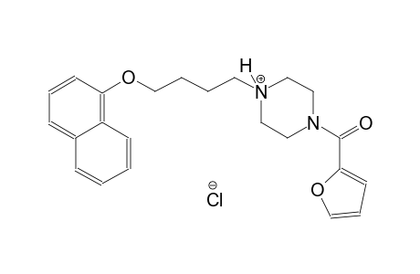 1-(2-furoyl)-4-[4-(1-naphthyloxy)butyl]piperazin-4-ium chloride