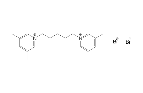 1,1'-pentamethylenebis[3,5-dimethylpyridinium] dibromide