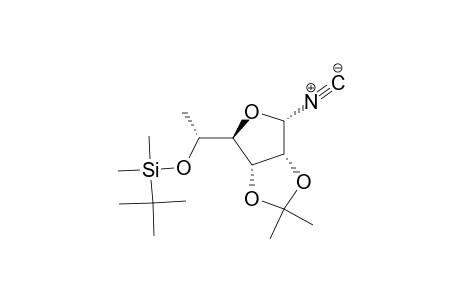 .alpha.-D-Allofuranosyl isocyanide, 6-deoxy-5-O-[(1,1-dimethylethyl)dimethylsilyl]-2,3-O-(1-methylethylidene)-