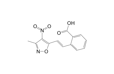 2-[(E)-2-(3-methyl-4-nitro-1,2-oxazol-5-yl)ethenyl]benzoic acid