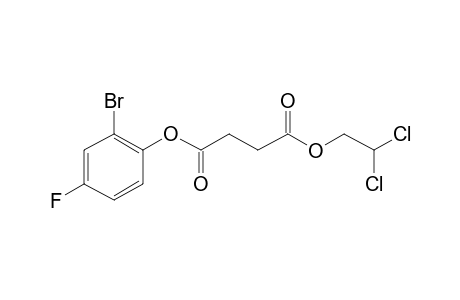 Succinic acid, 2,2-dichloroethyl 2-bromo-4-fluorophenyl ester