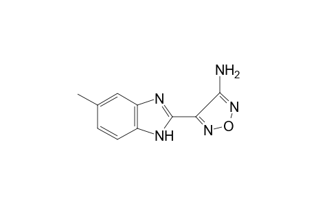 4-(5-Methyl-1H-benzimidazol-2-yl)-1,2,5-oxadiazol-3-amine