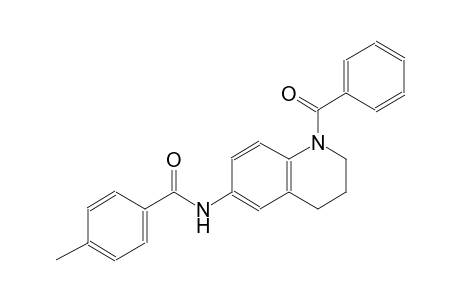 N-(1-benzoyl-1,2,3,4-tetrahydro-6-quinolinyl)-4-methylbenzamide