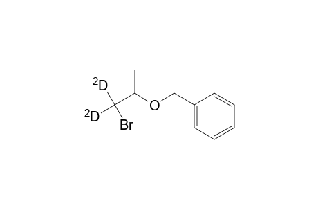 (R,S)-2-benzyloxy-1-bromo-1,1-dideuteriopropane