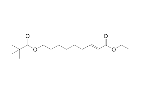 (E)-Ethyl 9-pivaloxy-2-nonenoate