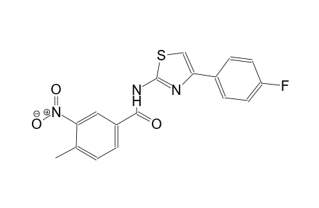 N-[4-(4-fluorophenyl)-1,3-thiazol-2-yl]-4-methyl-3-nitrobenzamide