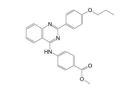 methyl 4-{[2-(4-propoxyphenyl)-4-quinazolinyl]amino}benzoate