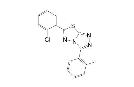 6-(2-chlorophenyl)-3-(2-methylphenyl)[1,2,4]triazolo[3,4-b][1,3,4]thiadiazole