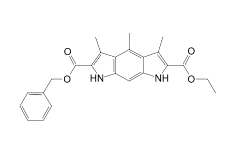 2-Benzoxycarbonyl-6-ethopxycarbonyl-3,4,7-trimethylpyrrolo[3,2-f]indole