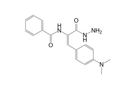 N-[(E)-2-[4-(dimethylamino)phenyl]-1-(hydrazinocarbonyl)ethenyl]benzamide