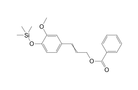 3-(3-Methoxy-4-(trimethylsilyloxy)phenyl)allyl benzoate