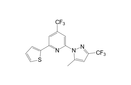 2-[5-methyl-3-(trifluoromethyl)pyraol-1-yl]-6-(2-thienyl)-4-(trifluoromethyl)pyridine