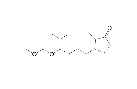 3-[4'-(Methoxymethoxy)-1',5'-dimethylhexyl]-2-methylcyclopentanone