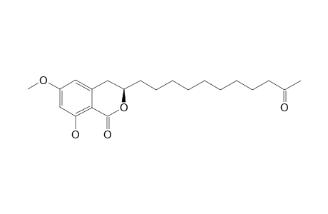 (3R)-8-HYDROXY-6-METHOXY-3-(10'-OXOUNDECYL)-3,4-DIHYDROISOCOUMARIN