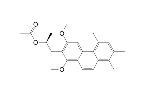 2-Phenanthreneethanol, 1,3-dimethoxy-.alpha.,5,7,8-tetramethyl-, acetate, (S)-