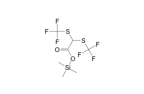 Trimethylsilyl bis(trifluoromethylsulfanyl) acetate